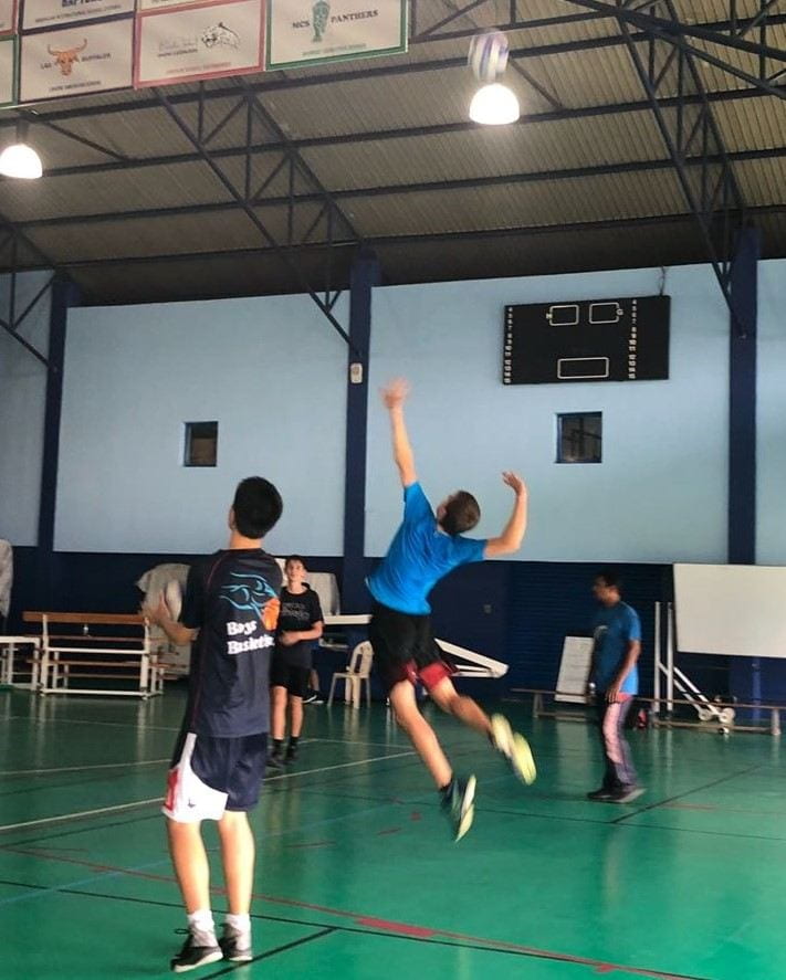 SAISA Boys Volleyball training