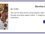 CAS Project: Article on Care for Paws