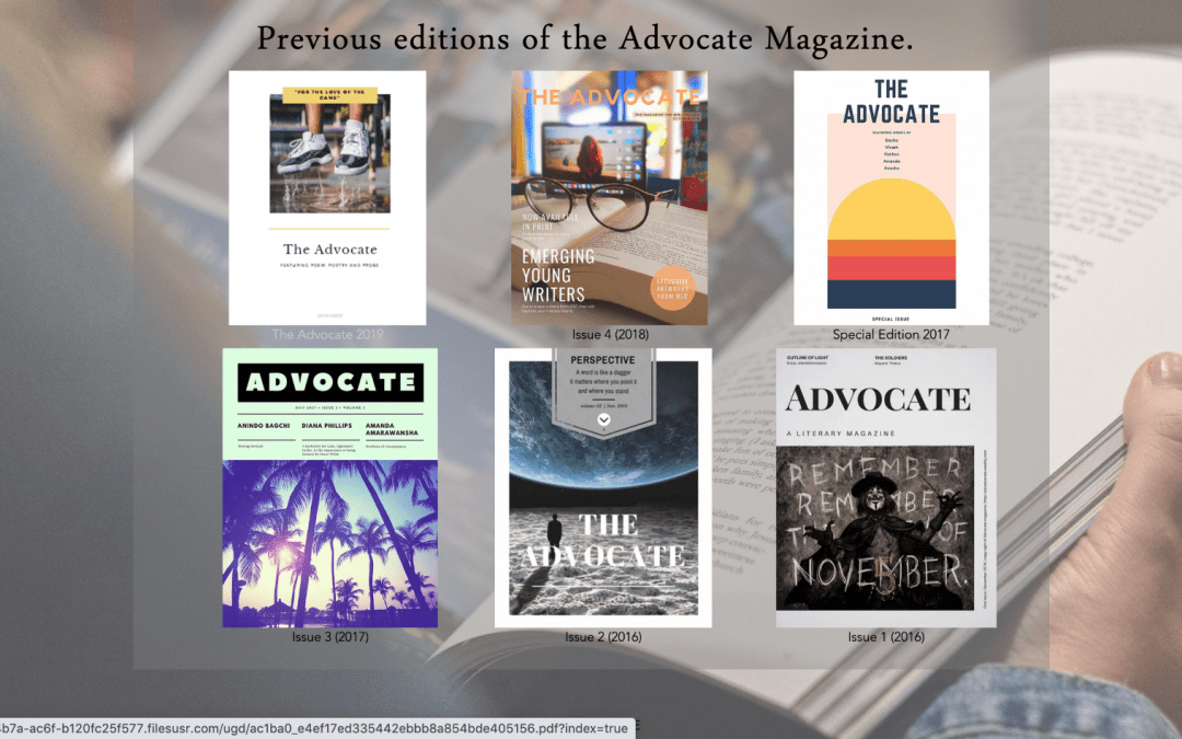 The Advocate – a new start